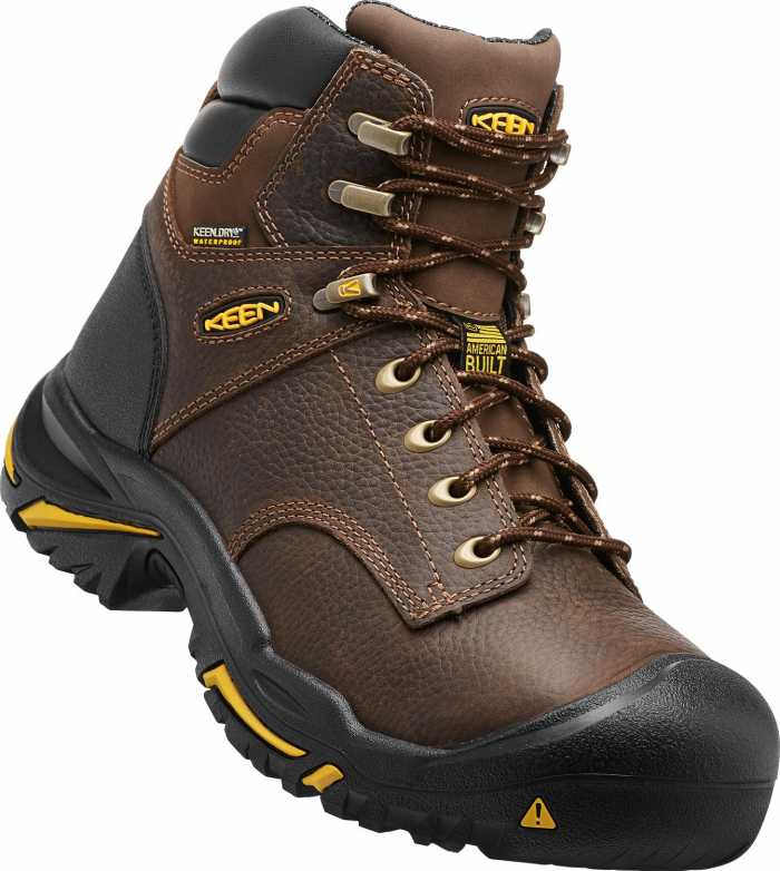 alternate view #2 of: KEEN Utility KN1014600 Mt. Vernon Brown, Men's, Soft Toe, 6 Inch Work Boot